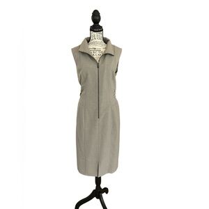 Marc New York Woman’s Sleeveless Tailored Fitted Pencil Dress Zip Front Size 14